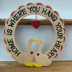 Grandma Chic Wooden Goose Wreath
